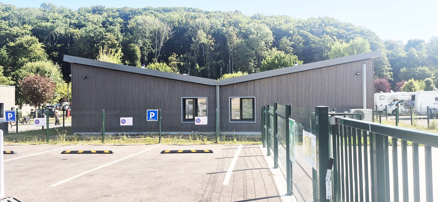 Camping municipal d'Étretat, bâtiment d'accueil